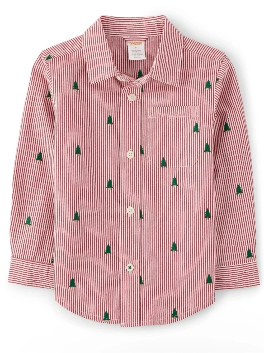 Gymboree Boys’ 4-Piece Christmas Outfit: Shirt, Pants, Sweater, and Socks Size 7